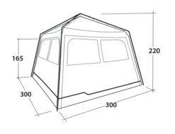Outwell Fastlane 300 Shelter 23 Outwell Fastlane 300 Shelter -Outdoor Tent Shop 111429 fastlane 300 shelter drawing perspective2