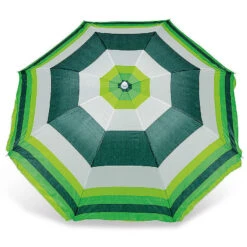 Yello Stripped Parasol -Outdoor Tent Shop BGG1305 yello green striped parasol top