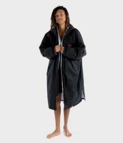 Dryrobe Advance Long Sleeve BLACK GREY - RECYCLED -Outdoor Tent Shop Black Grey 1 2024x2024 6500ecb6 11b5 48c3 b879 4ec3886debaa