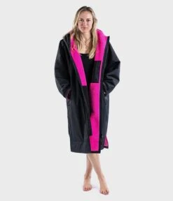Dryrobe Advance Long Sleeve BLACK PINK - RECYCLED -Outdoor Tent Shop Black Pink 3 2024x2024 2748d319 6cbc 499a ada4 9cc4853d27a9