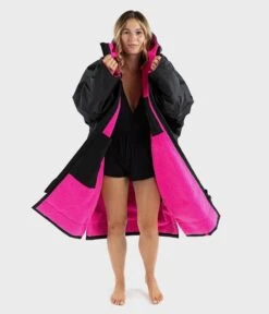 Dryrobe Advance Long Sleeve BLACK PINK - RECYCLED -Outdoor Tent Shop Black Pink 5 2024x2024 b2309ee5 7ed3 4190 84b6 f4e4a171d4f8