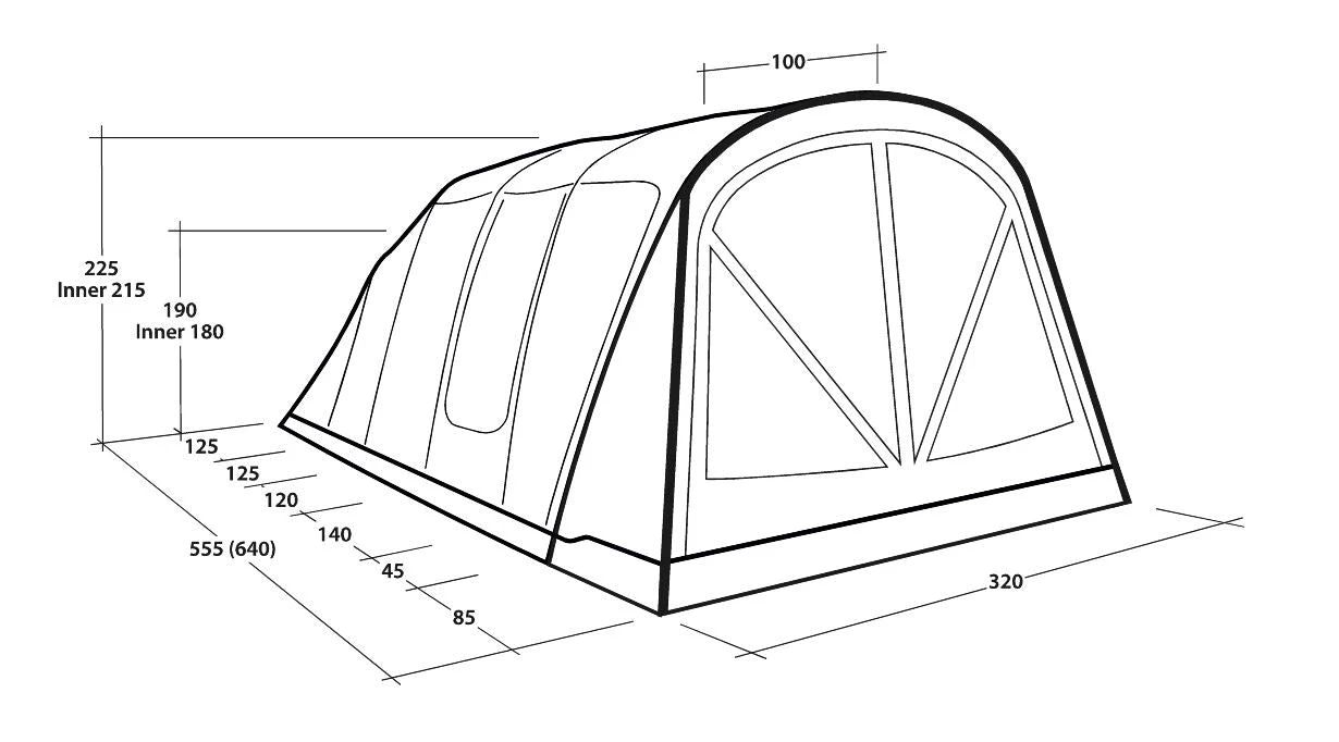 Outwell Florida 5 Air Tents - 2025 9 Outwell Florida 5 Air Tents - 2025 - Image 9