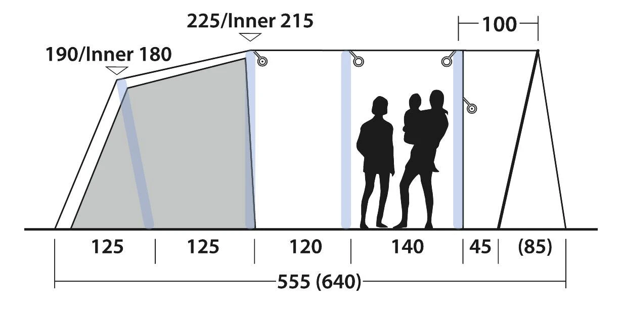 Outwell Florida 5 Air Tents - 2025 11 Outwell Florida 5 Air Tents - 2025 - Image 11