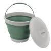 Outwell Collaps Round Bucket With Lid - Shadow Green