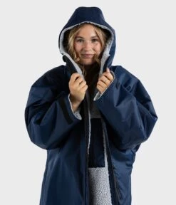 Dryrobe Advance Long Sleeve Navy Blue Grey - RECYCLED -Outdoor Tent Shop Navy Grey 3 2024x2024 07ad861d 5fd8 499b b75e c828a0da5e68