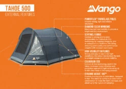 Vango Tahoe 500 Tent -Outdoor Tent Shop Tahoe 500 Infographic LowRes