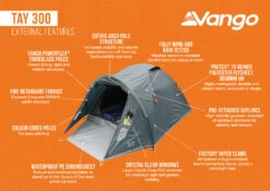 Vango Tay 300 Tent 2025 -Outdoor Tent Shop Tay 300 Infographic External LowRes