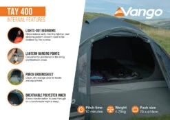 Vango Tay 400 Tent 2025 -Outdoor Tent Shop Tay 400 Infographic Internal LowRes