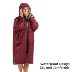 Osprey Unisex Changing Robe Maroon -Outdoor Tent Shop callout 1 8
