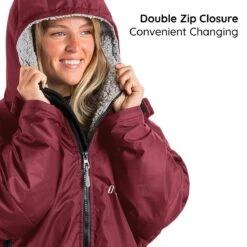 Osprey Unisex Changing Robe Maroon -Outdoor Tent Shop callout 2 10
