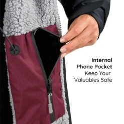 Osprey Unisex Changing Robe Maroon -Outdoor Tent Shop callout 4 6