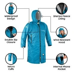 Osprey Unisex Changing Robe Teal 11 Osprey Unisex Changing Robe Teal -Outdoor Tent Shop feature image 3 2