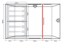 Outdoor Revolution Atom 600 Air Tent With Free Footprint -Outdoor Tent Shop fp 4