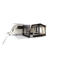 Vango Riviera Air Awning 390 Elements TC Package With Free Tall Annex Elements TC - Riviera, Caravan Awning Side Canopy And CP225 - Breathable Fitted Carpet - Riviera 390 -Outdoor Tent Shop riviera air 390 elements tc 10