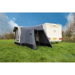Vango Riviera Air Awning 390 Elements TC Package With Free Tall Annex Elements TC - Riviera, Caravan Awning Side Canopy And CP225 - Breathable Fitted Carpet - Riviera 390 -Outdoor Tent Shop tall annex elements tc riviera 3